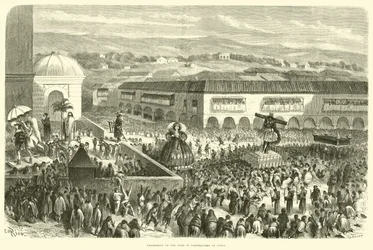 Processione del Signore dei Terremoti a Cuzco